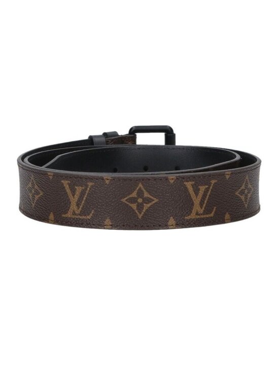 Louis Vuitton Ceinture Signature Monogram Leather Chain Decoration Belt 95